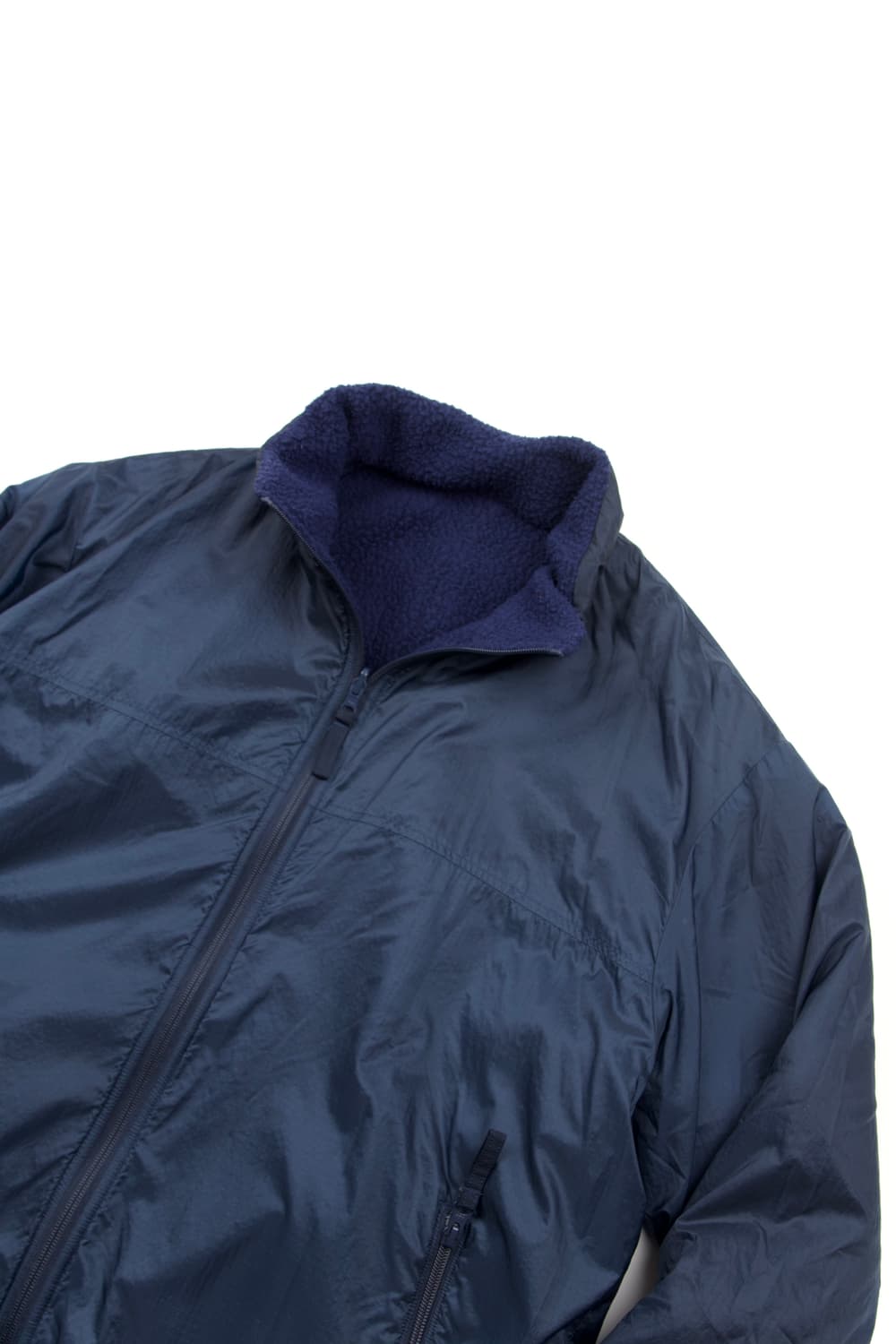 Porter classic 라이너 나일론 플리스 집업 블루 상품이미지2