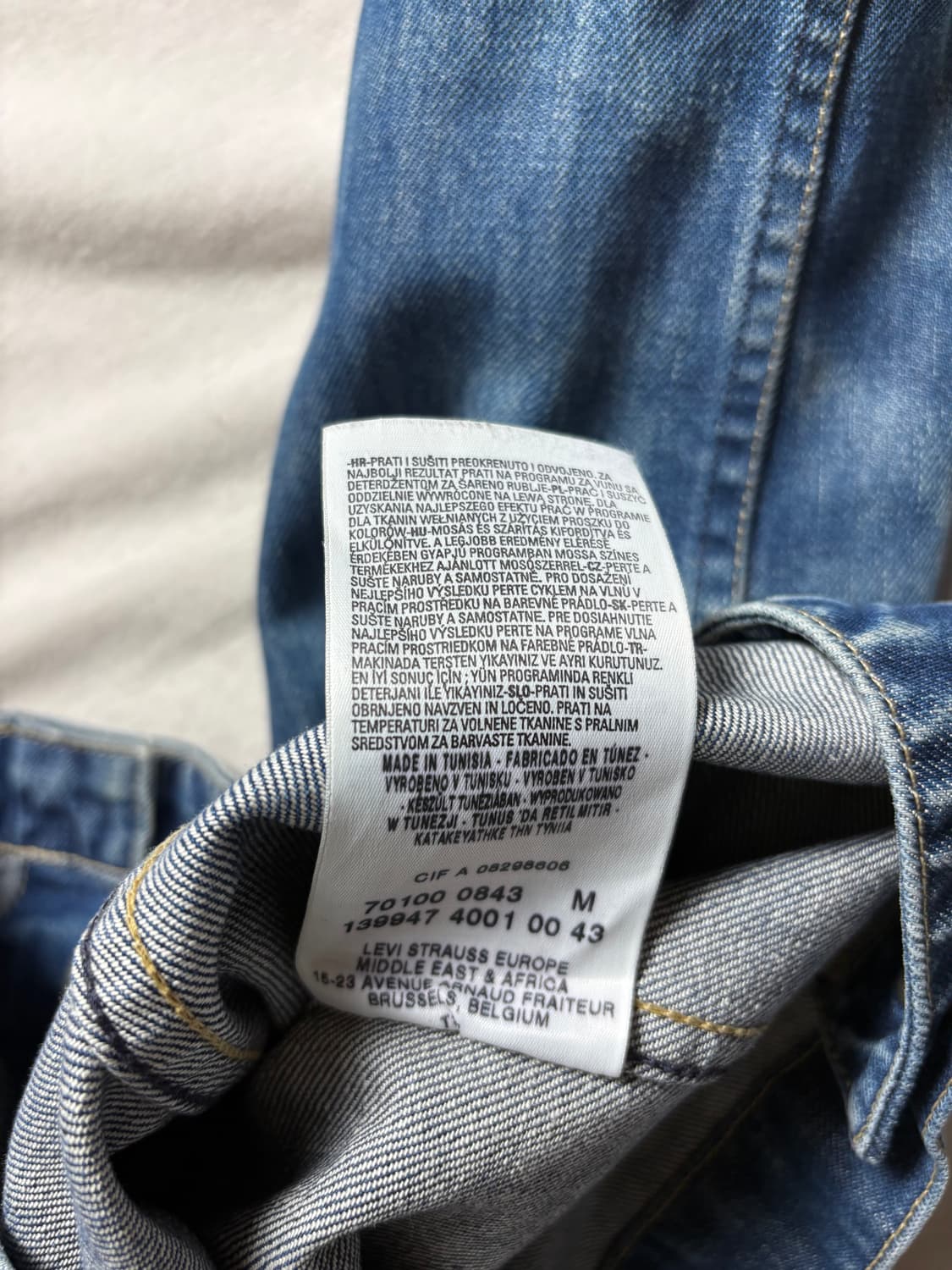 Levis 리바이스 엔지니어드 데님 자켓 M 상품이미지5