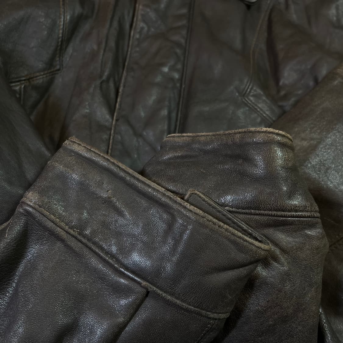 코오롱스포츠 양가죽 봄버 자켓 상품이미지5