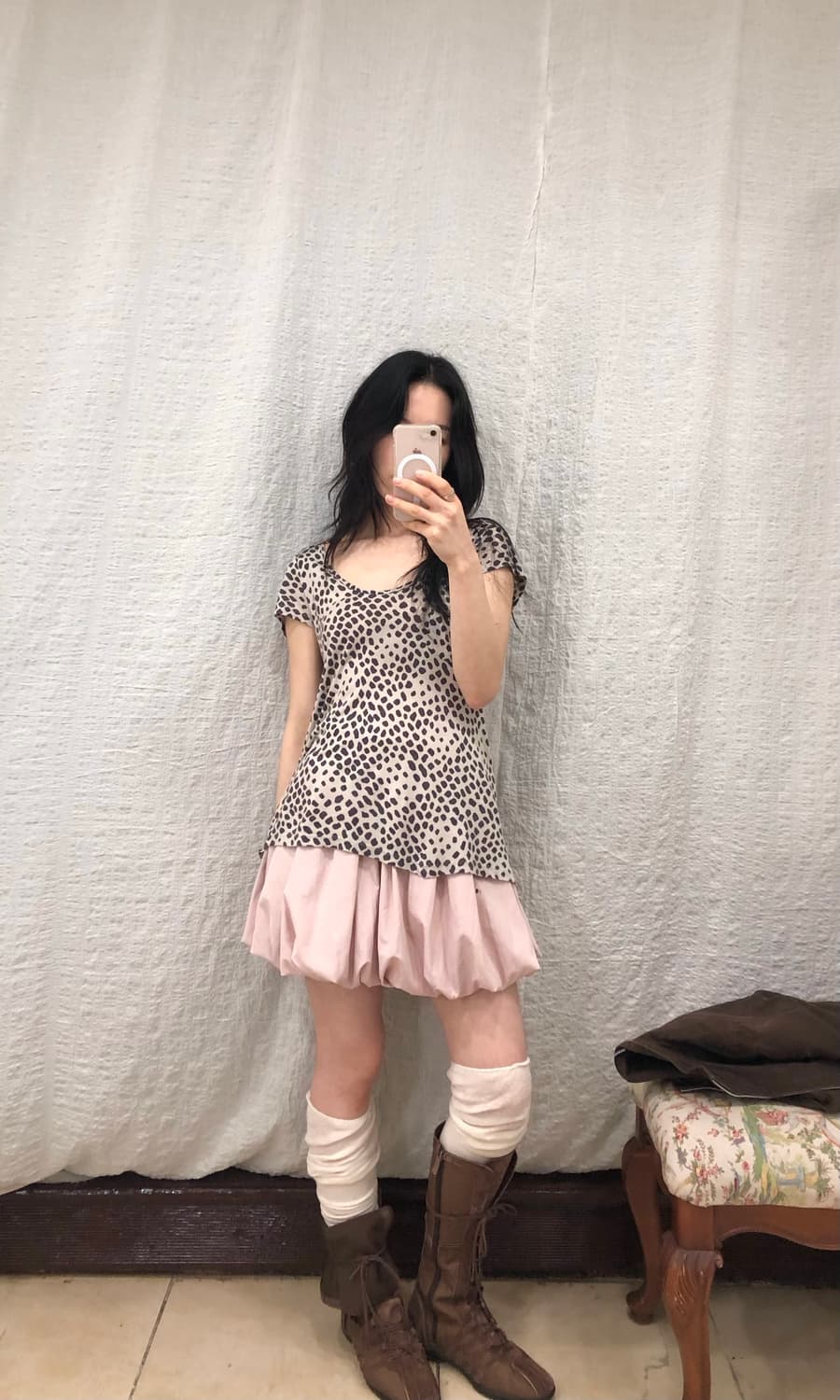 Lovely balloon mini skirt 상품이미지2