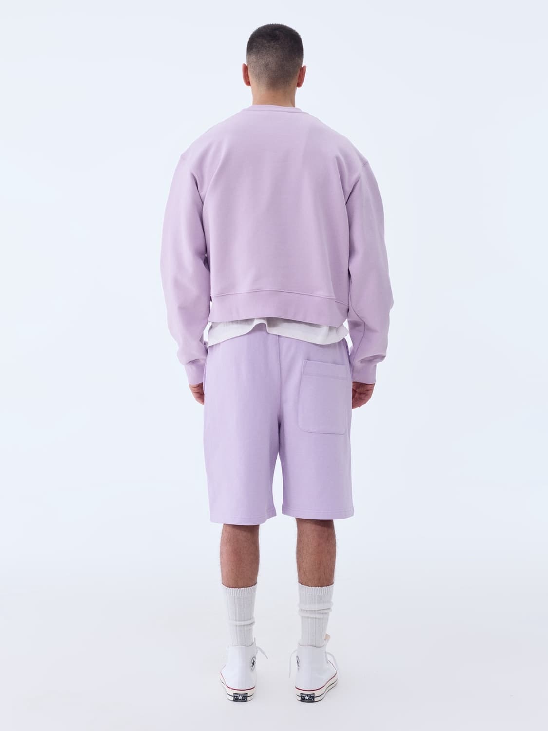 (L) 렉토 크루넥 스웻셔츠 맨투맨 라벤더 상품이미지5