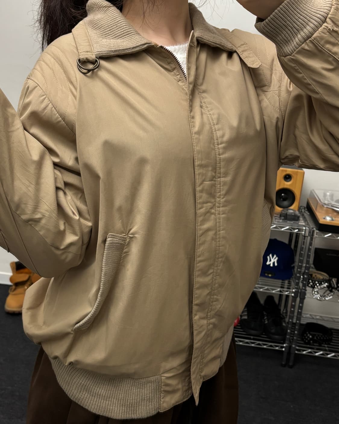 올드 빈티지 리버시블 코튼 블루종 자켓 상품이미지2