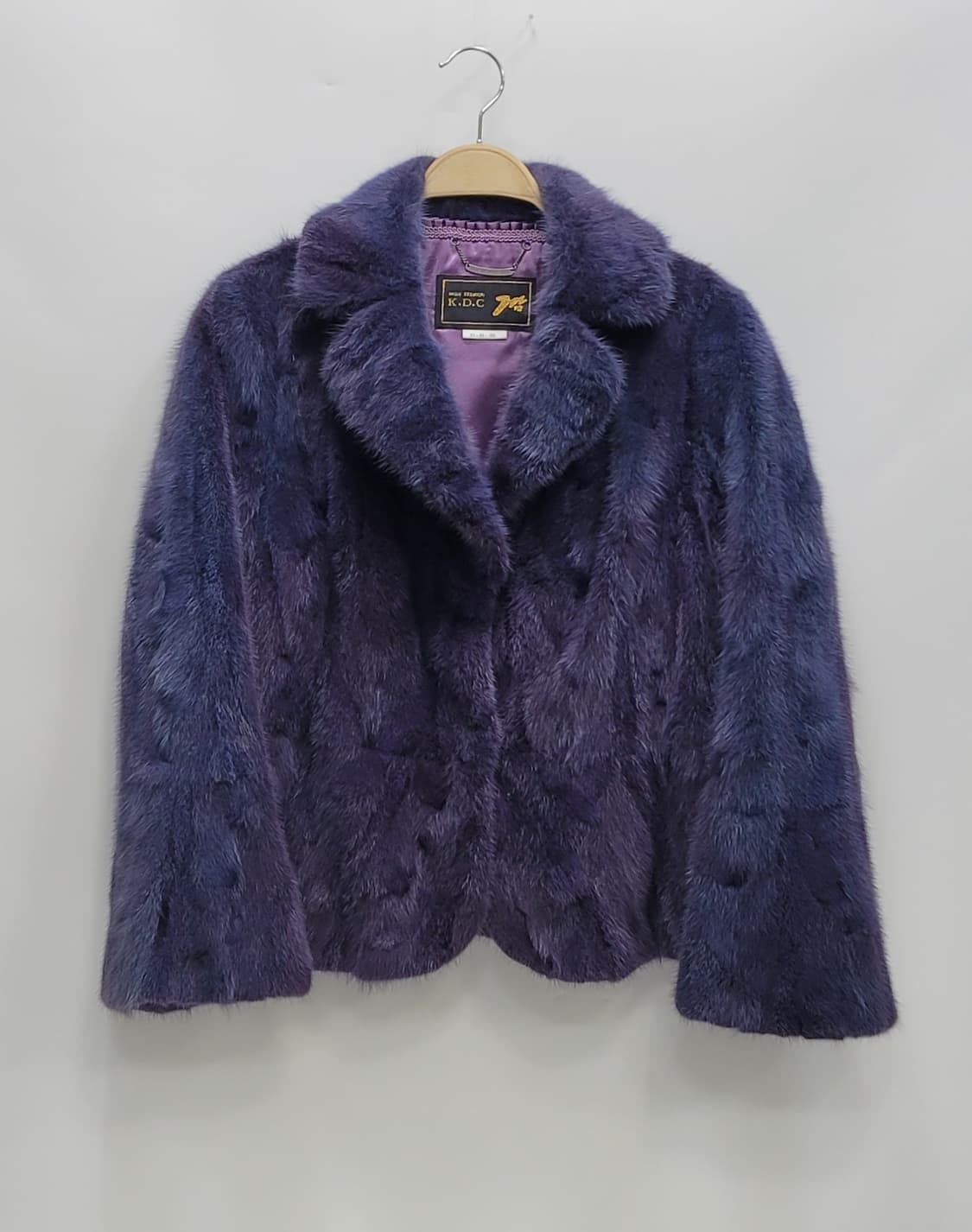 K.D.C 밍크 숏 코트 / 여 91-99-160 투톤퍼플
 상품이미지1