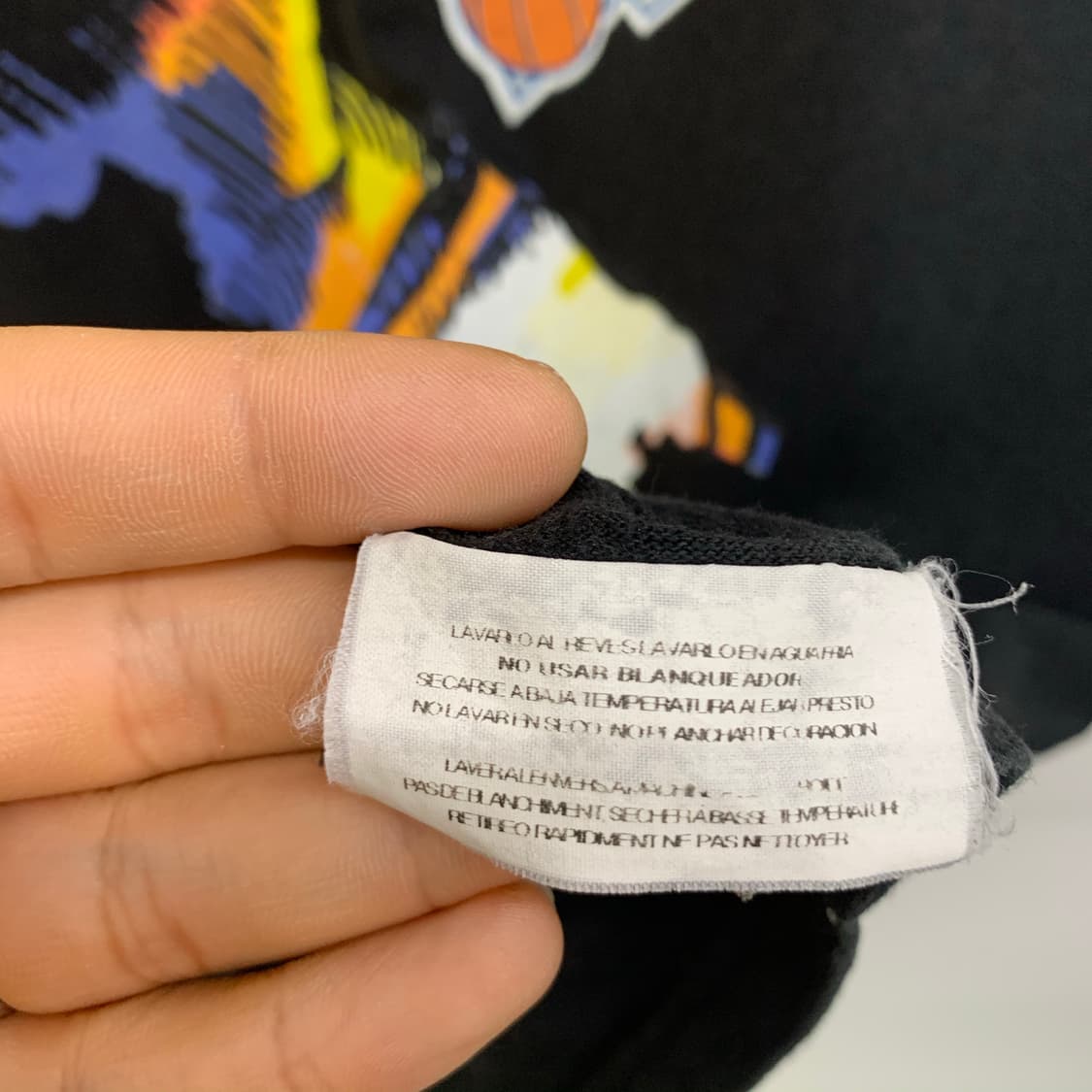 마제스틱 뉴욕 닉스 카멜로 앤서니 블랙 티셔츠 상품이미지6