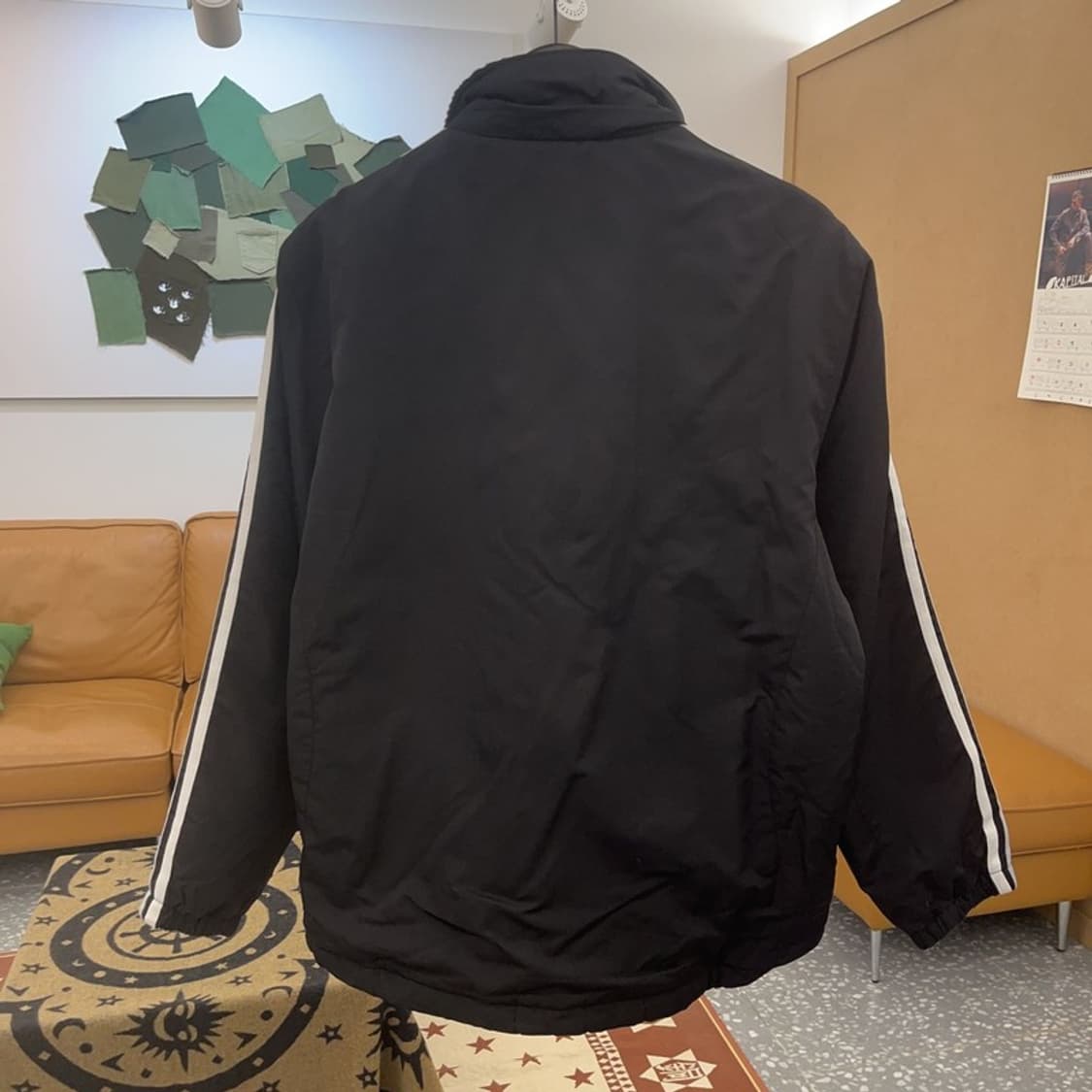 아디다스 레트로 멀티컬러 삼선 바람막이 패딩자켓 100 C08690 상품이미지4