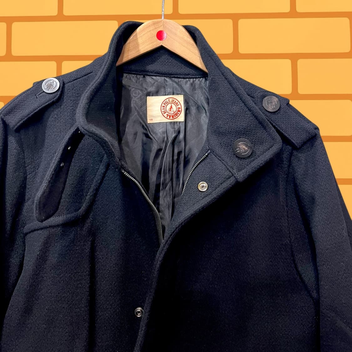 빈폴 해군 스타일 모직 코트 (M) 상품이미지4