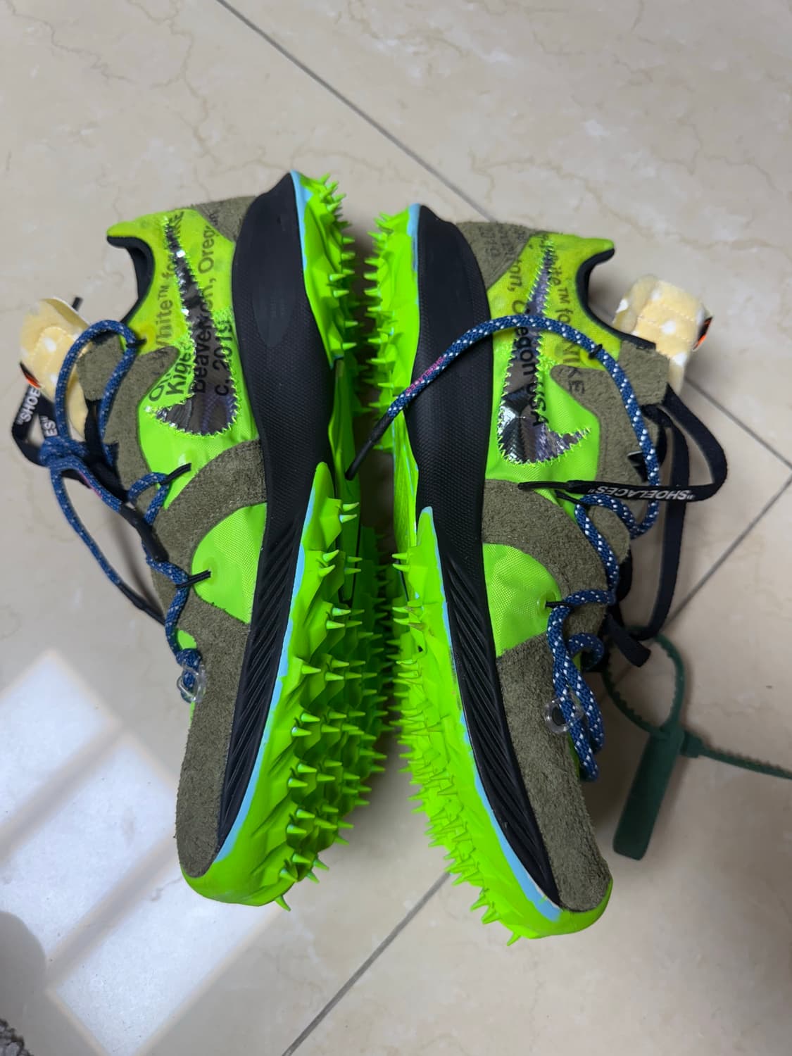 나이키 오프화이트 줌 테라 카이거 그린 295 상품이미지3