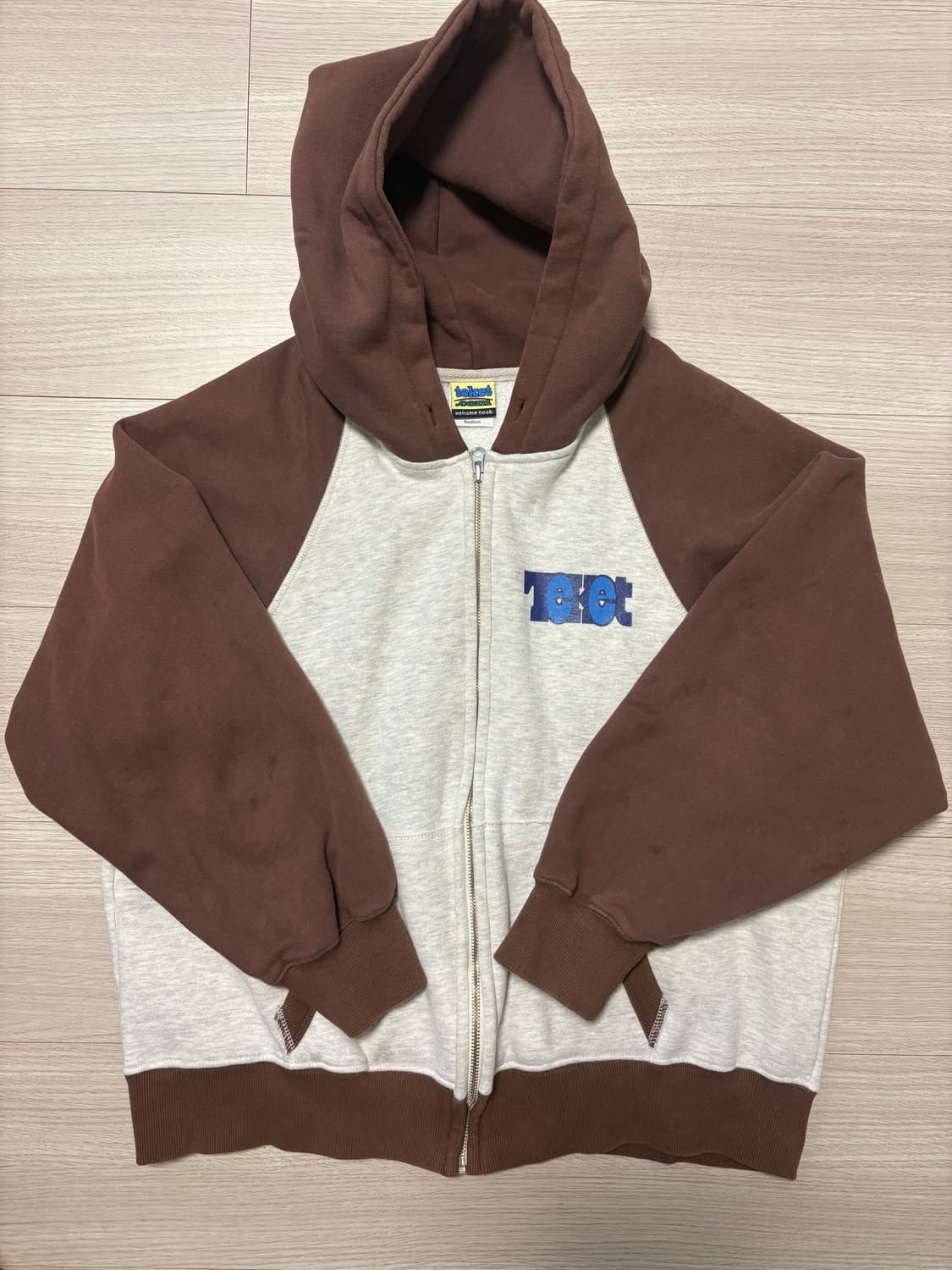 테켓 에피소드 집업후드 브라운 미디움(m) 사이즈 상품이미지4
