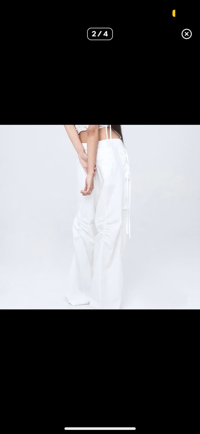 나체 CONSTRICT HOLE WIDE PANT (WHITE) 상품이미지2