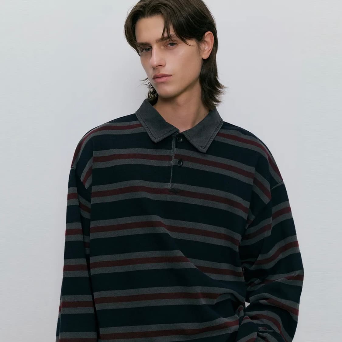 엔도어 Vintage stripe polo shirt 상품이미지1