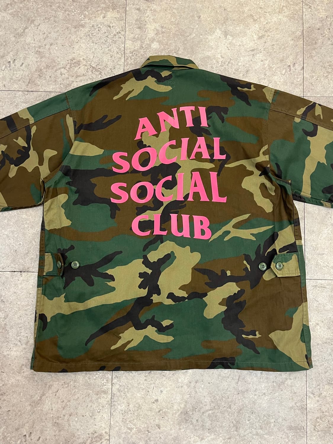 안티 소셜 소셜 클럽 포켓 카모 자켓 L #csz3673 상품이미지7