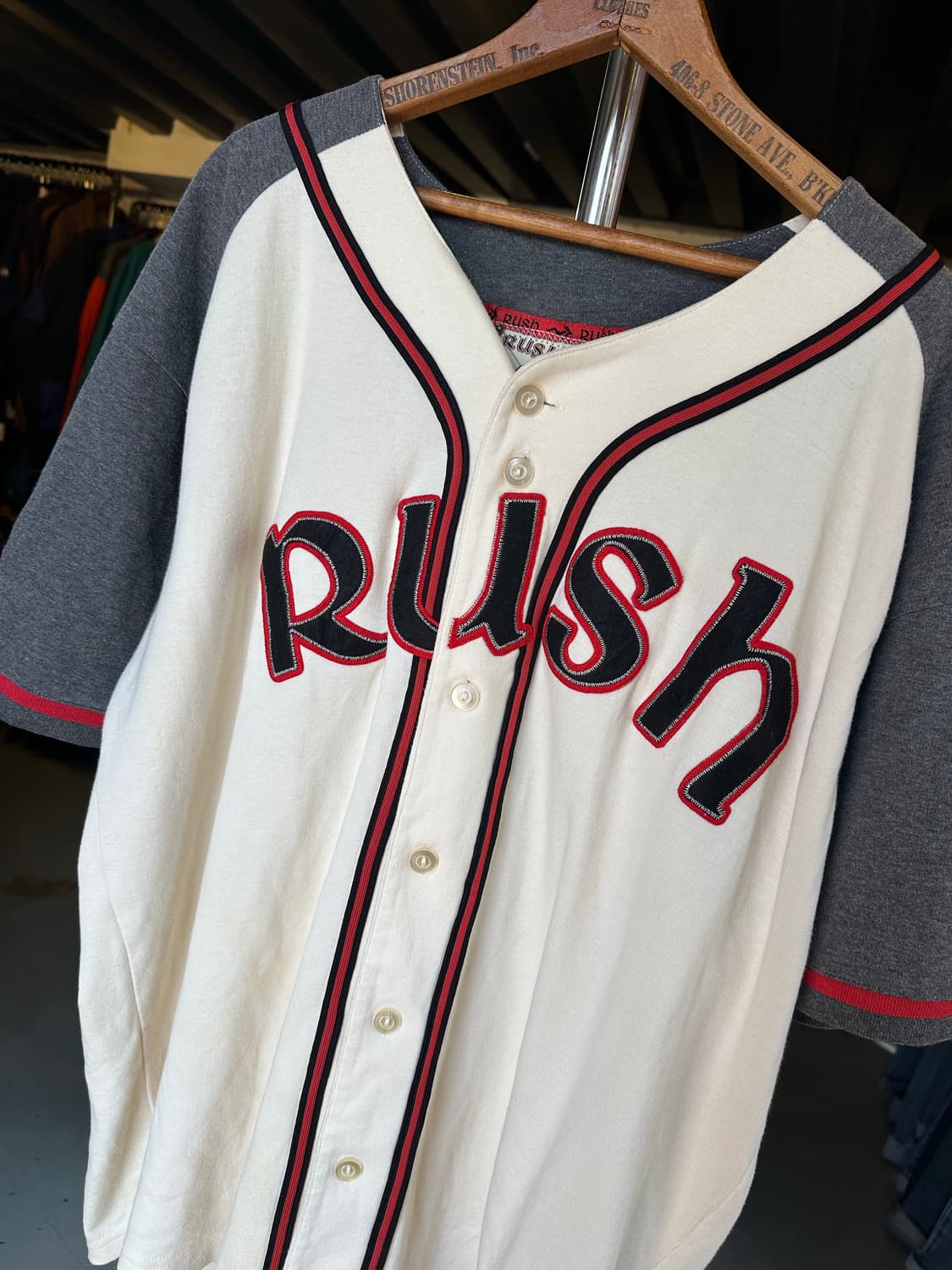 러시 Rush 락밴드 투어 2007 베이스볼 져지  상품이미지4