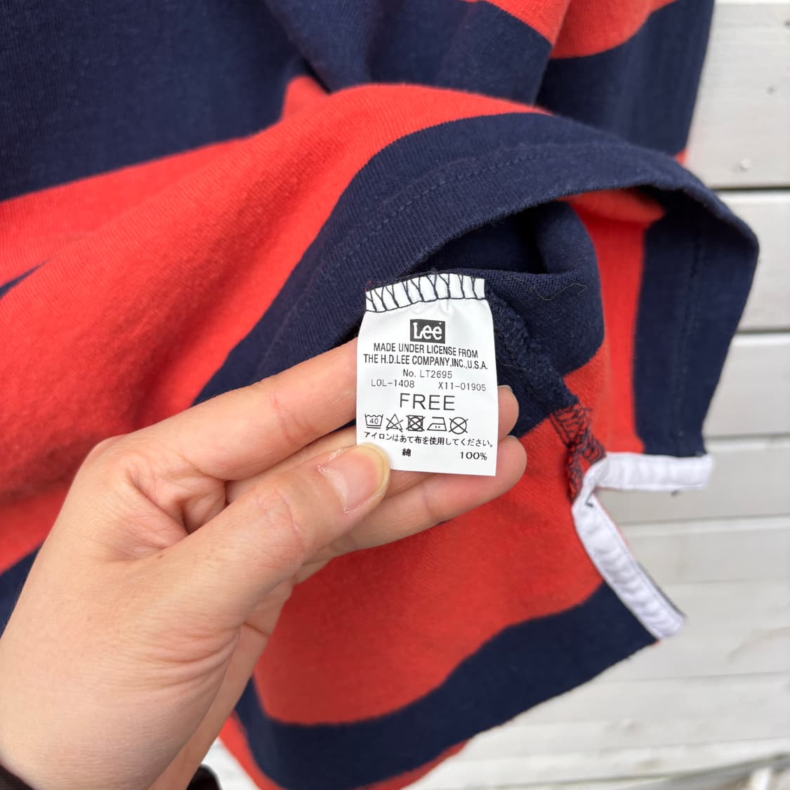 Lee 리 스트라이프 럭비티 롱슬리브 상품이미지10