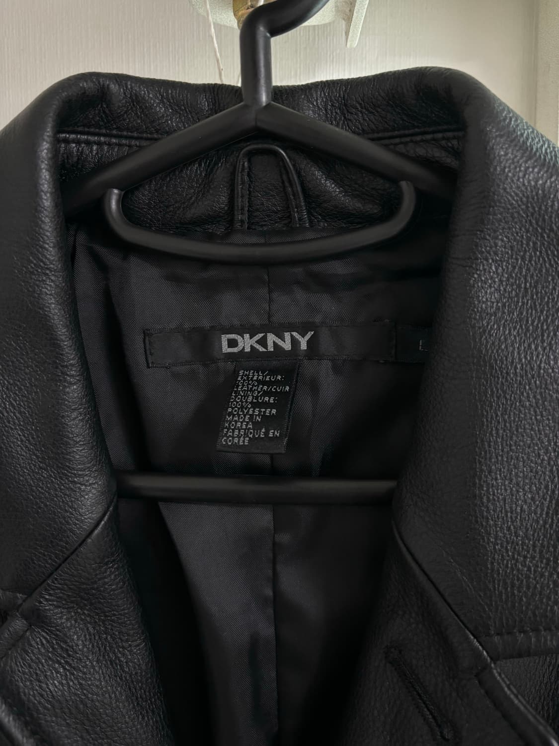 DKNY 빈티지 레더 카코트 올드갭 상품이미지4