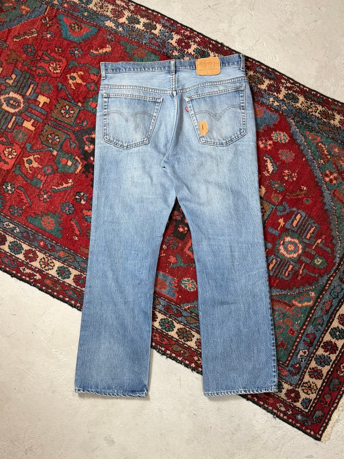 80's USA 빈티지 리바이스 517 오렌지탭 체인스티치 상품이미지4