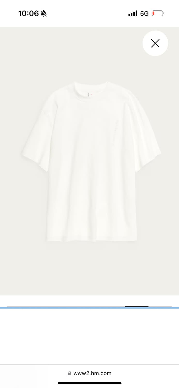 글렌마틴스 티셔츠 화이트 M 상품이미지6