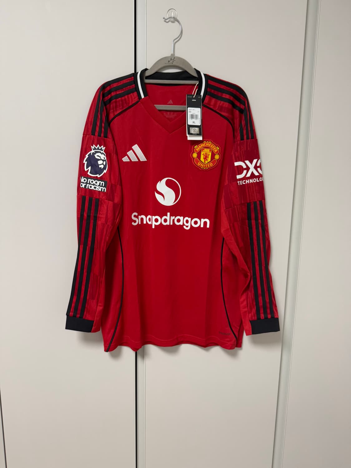 25-26 맨체스터 유나이티드 홈 L/S 국내XL 브루노 페르난데스 판매 상품이미지2