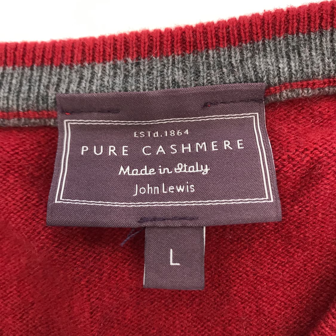 존 루이스 John lewis 이태리 퓨어캐시미어100 니트 [L] 상품이미지4