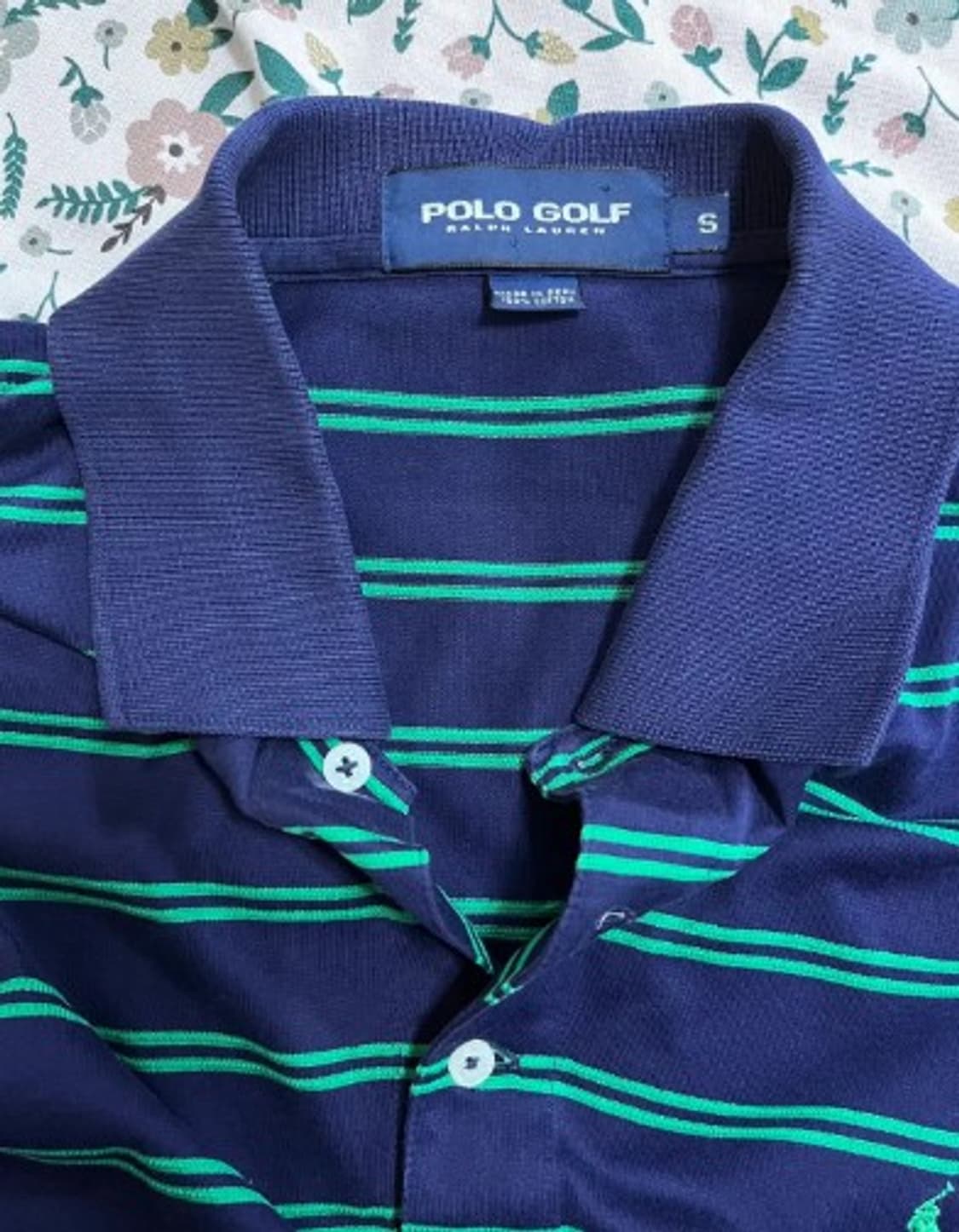 폴로골프 랄프로렌 남성 네이비스트라이프반팔PK티셔츠 S사이즈 상품이미지4