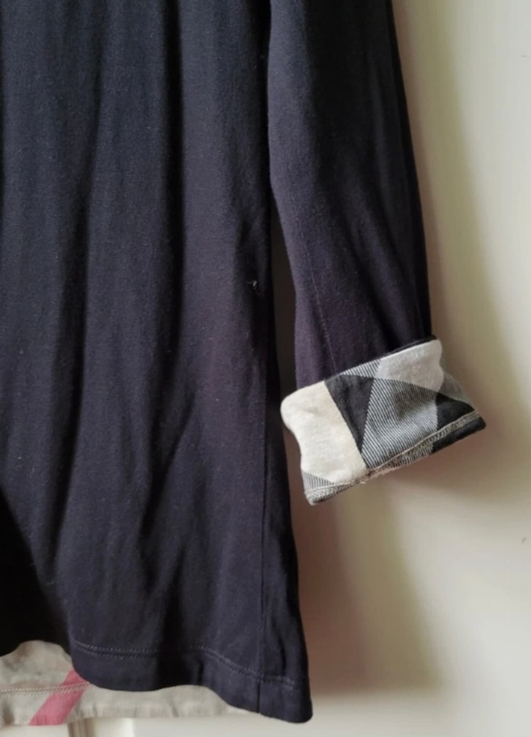 버버리브릿 리버시블 양면 집업 가디건 s 상품이미지6