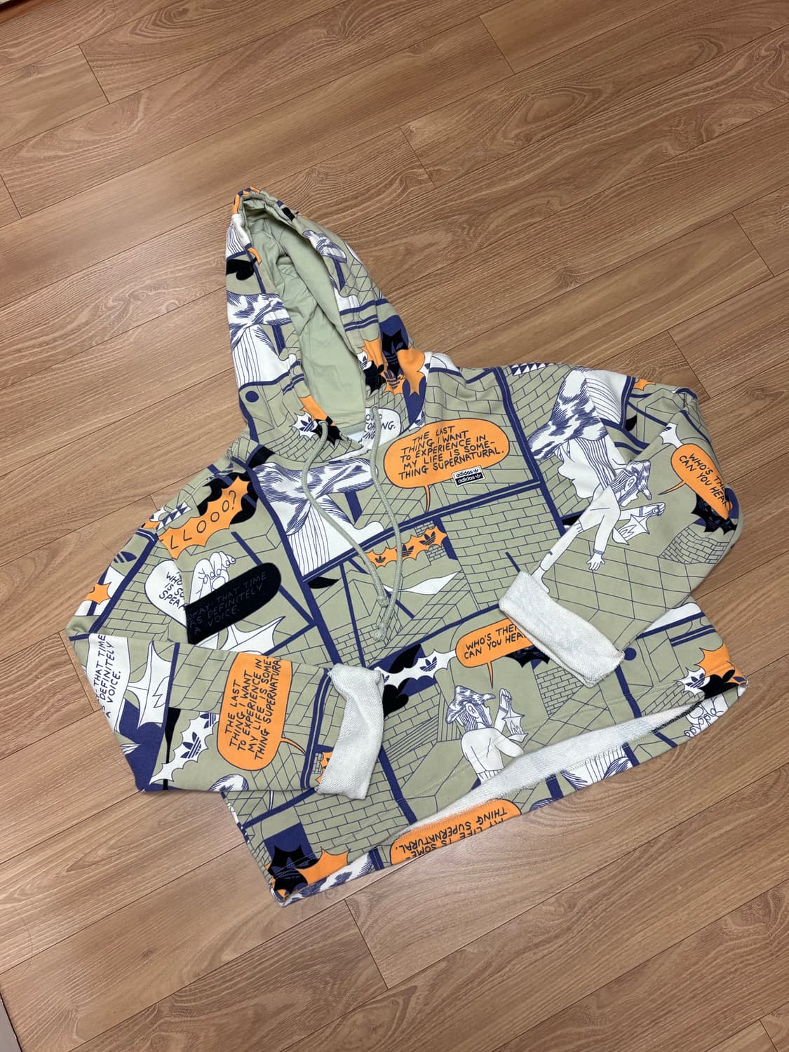 아디다스 오리지날 카툰 크롭 후디 상품이미지1