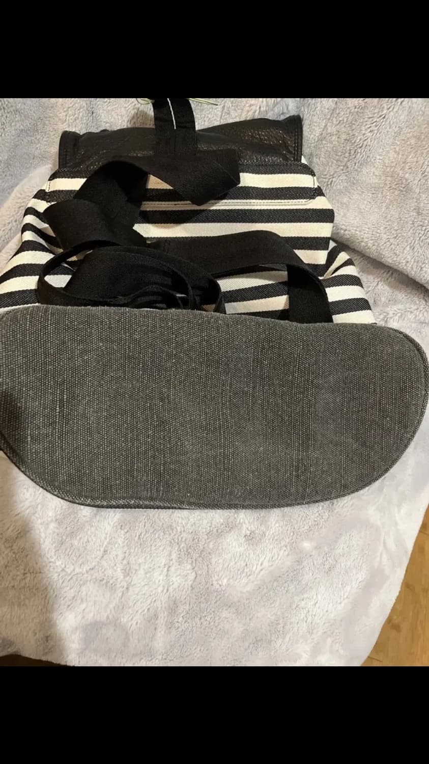 Dakine 스트라이프 드로우스트링 백팩 블랙 상품이미지3