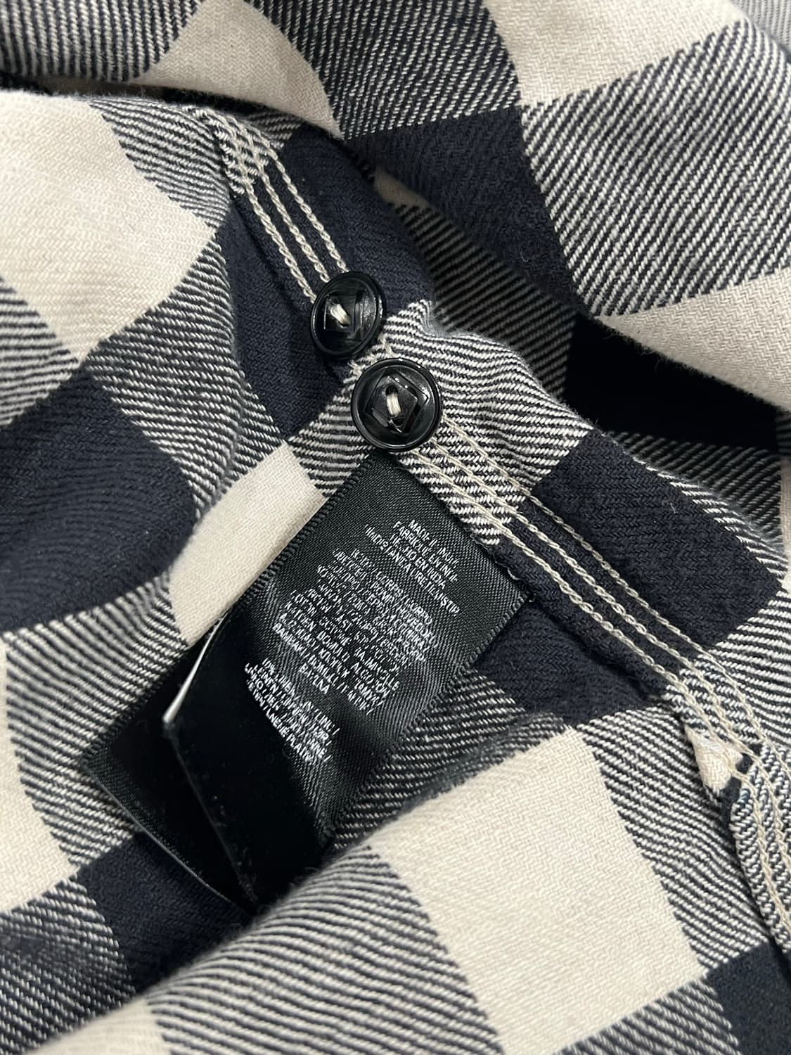 더블알엘 버팔로 체크 트윌 워크 셔츠 상품이미지5