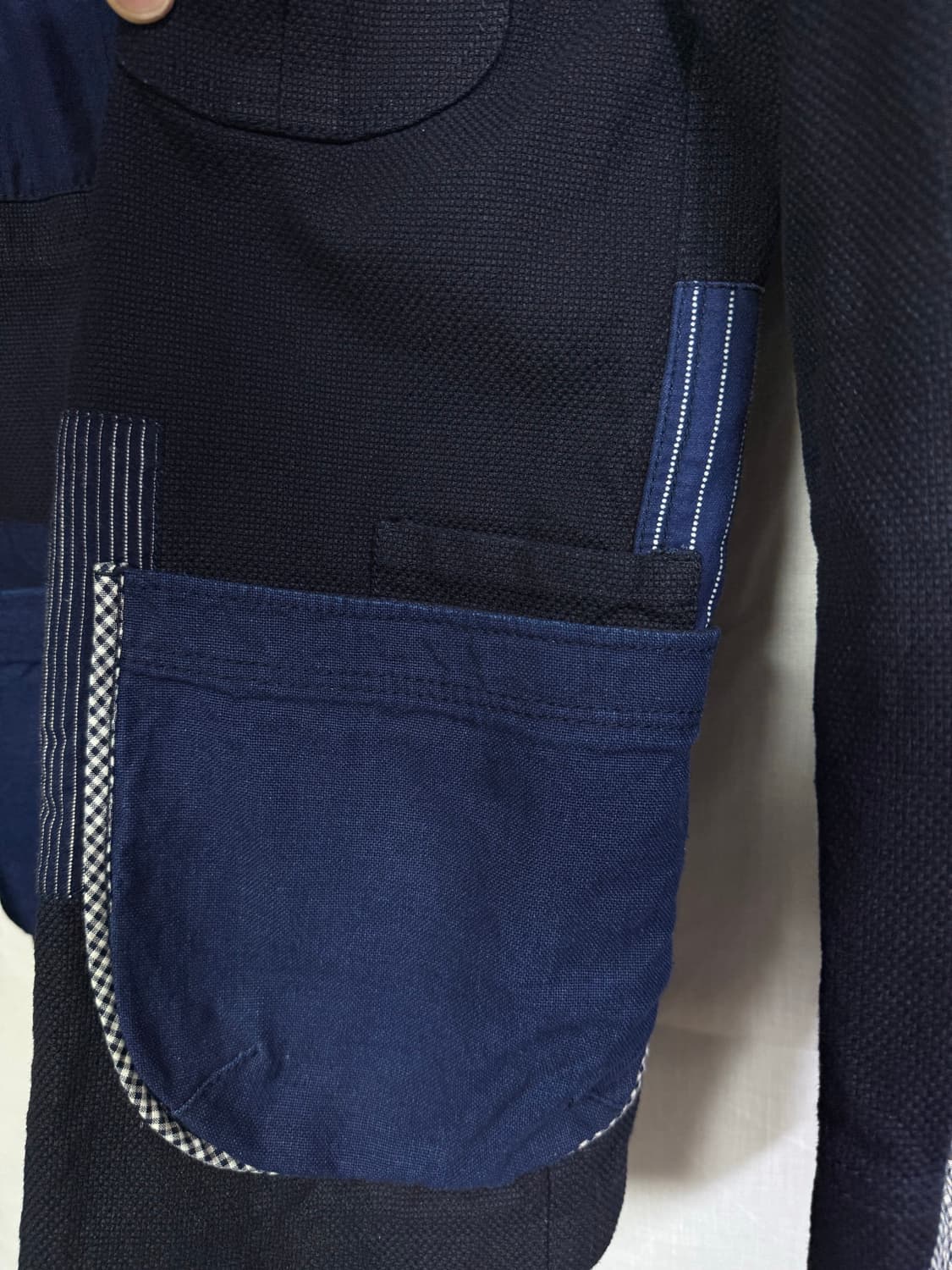 아메린드 패치워크 자켓 네이비 (amerind&co) 상품이미지6