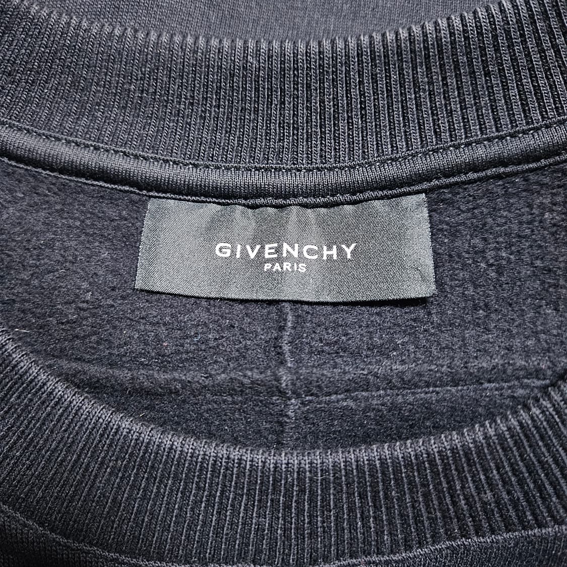 S 지방시 리카르도 티시 맨투맨 블랙 상품이미지2