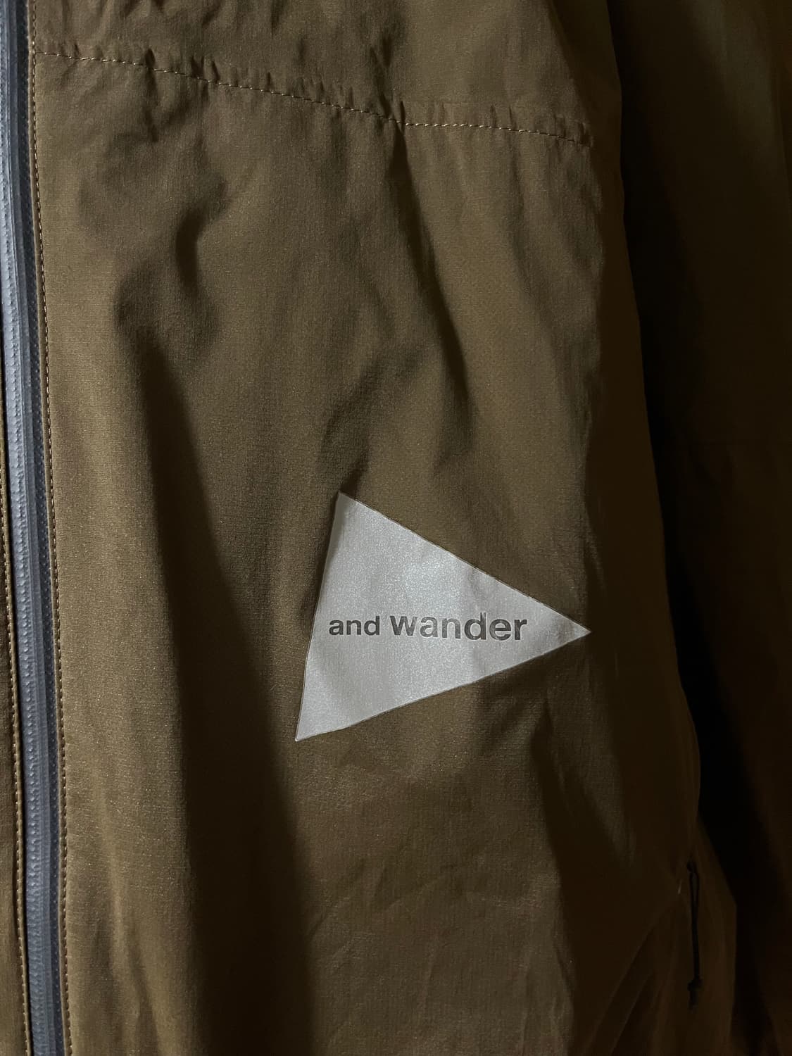 앤드원더 바람막이 자켓 브라운 3사이즈 팝니다 상품이미지5