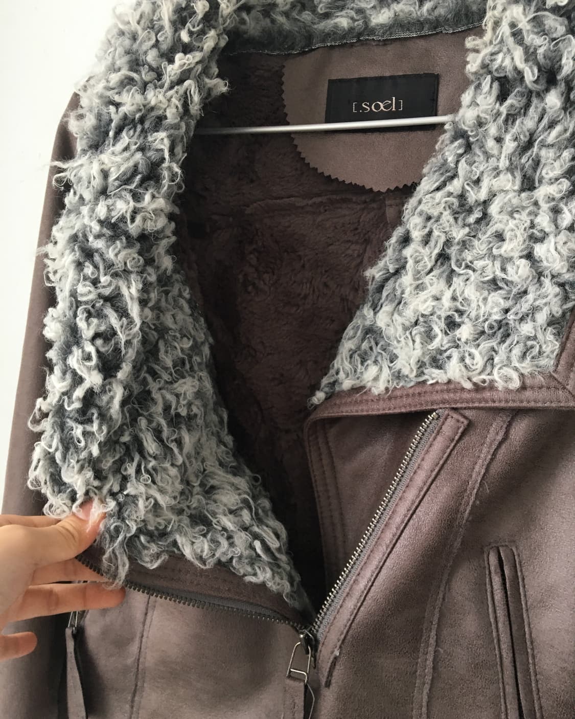 Fake fur layered mustang 상품이미지5