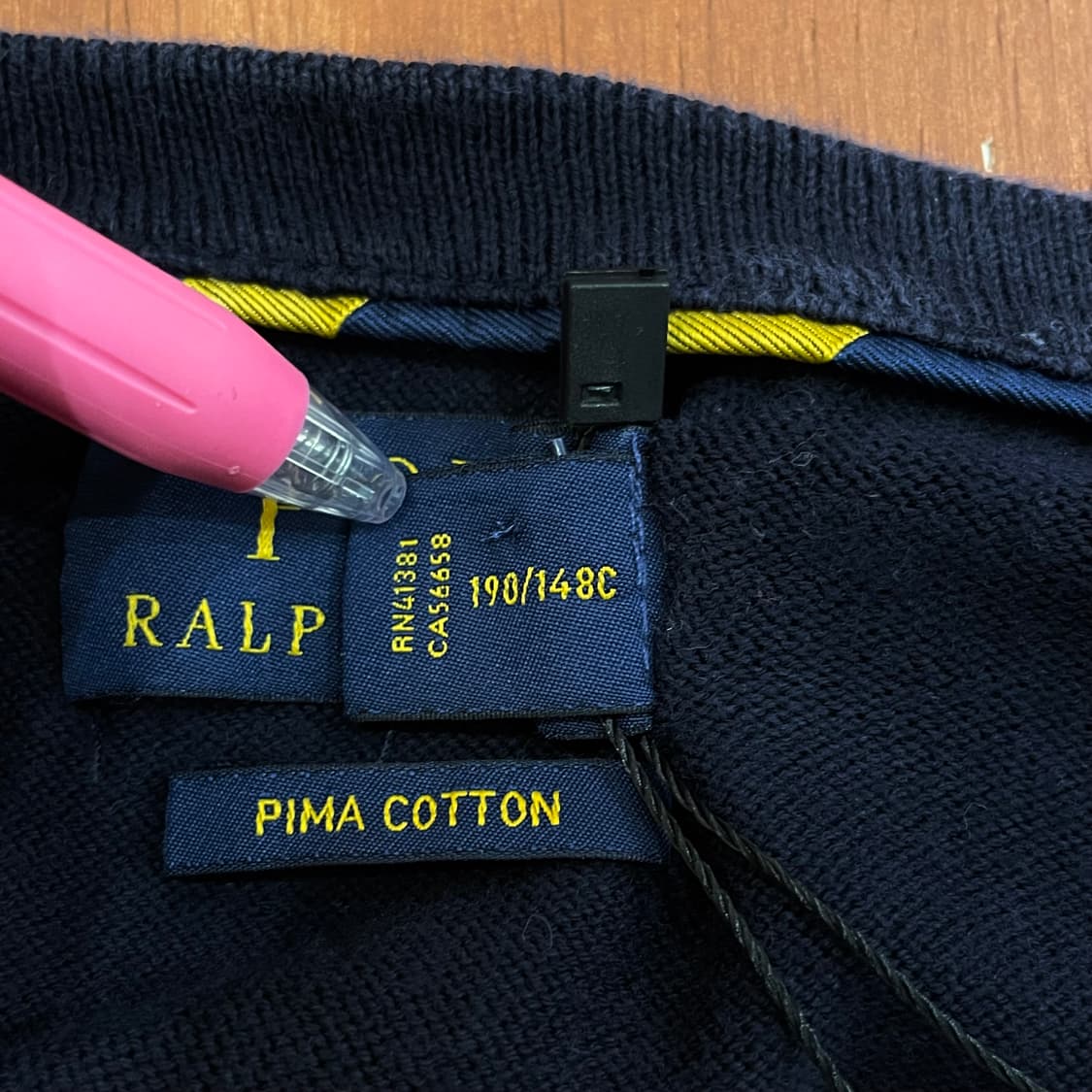 (4XL) POLO 폴로 랄프로렌 피마코튼 브이넥 니트  상품이미지8