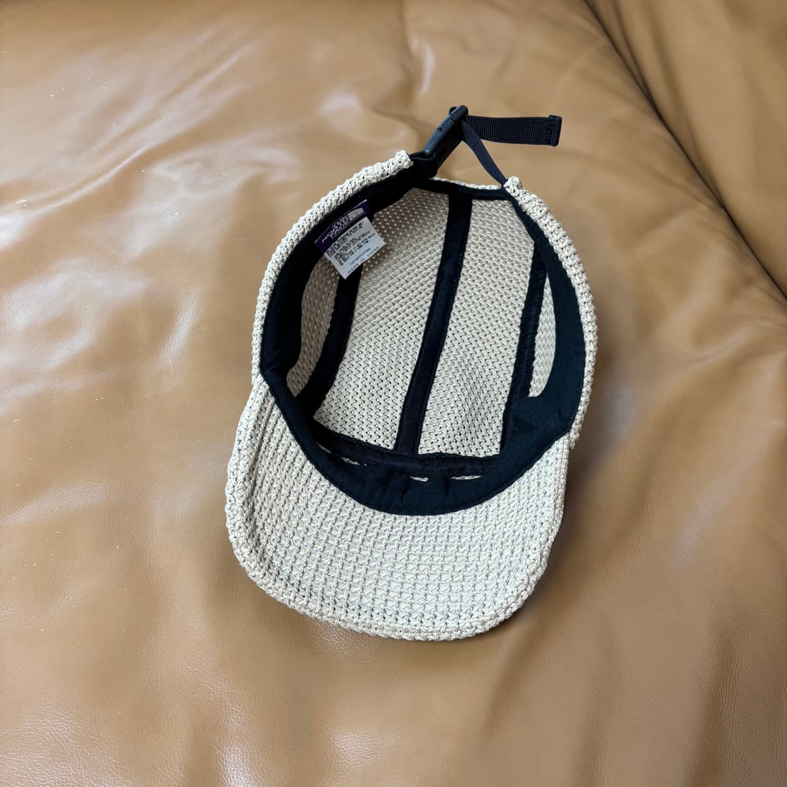 나나미카 노스페이스 퍼플라벨 캠프캡 모자 스트링 메쉬 탄 상품이미지6