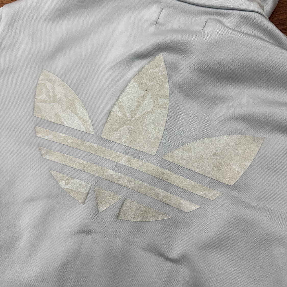 여성용 S 아디다스 빅로고 그레이 트레이닝 트랙탑 져지  상품이미지5