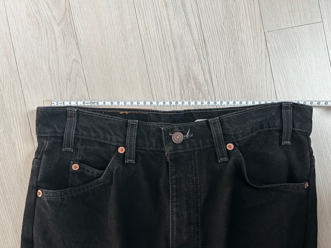 빈티지 리바이스 517 90s 흑청 usa 오렌지탭 상품이미지6