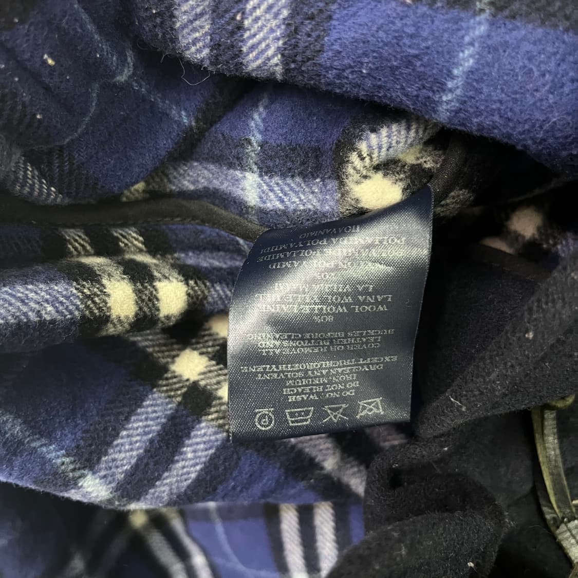 100 버버리 울 후드 떡볶이 코트 상품이미지9