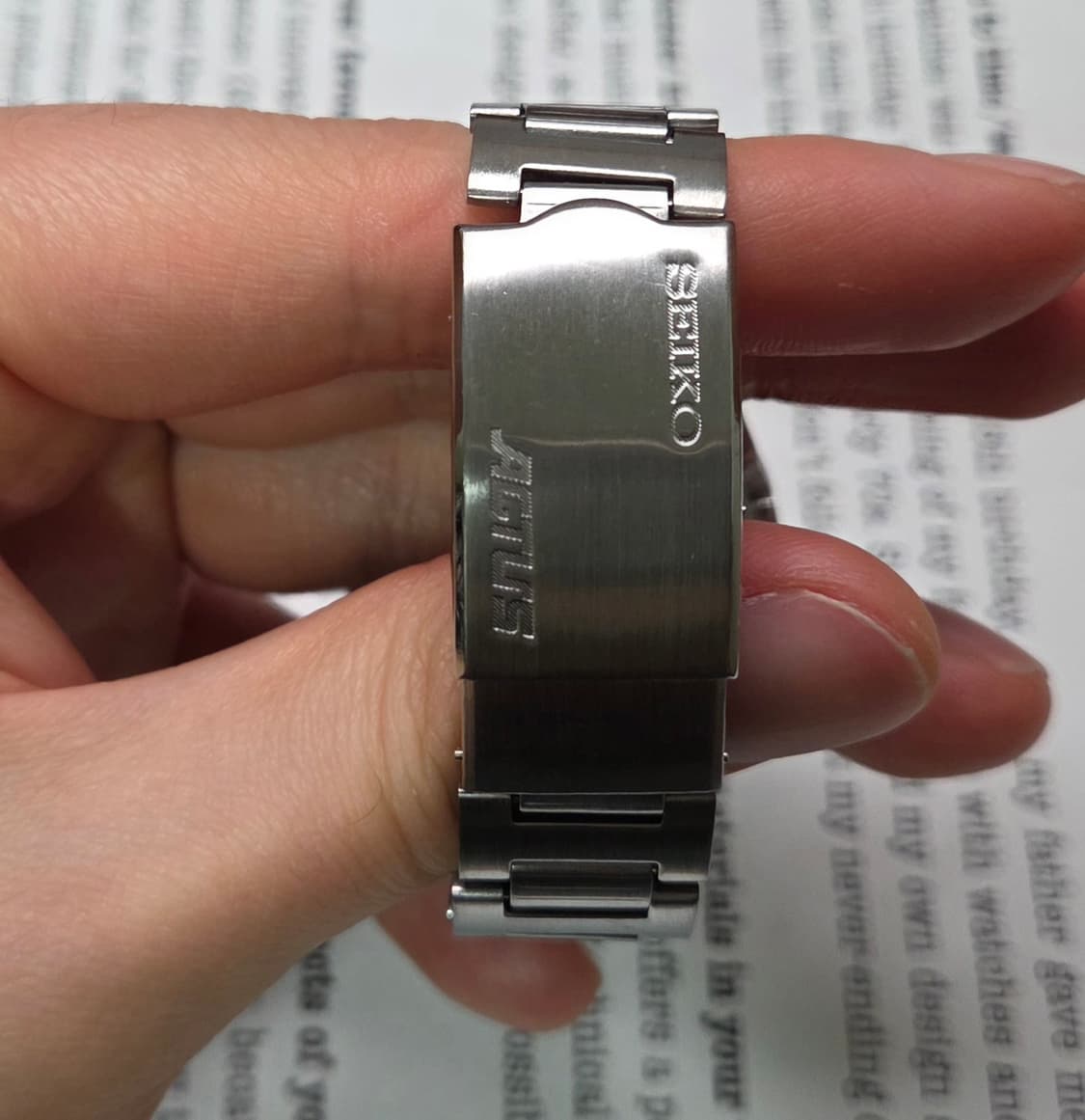 빈티지 세이코 액투스 7019 한자 데이데이트 순정 실버판 브레이슬릿 v 상품이미지6