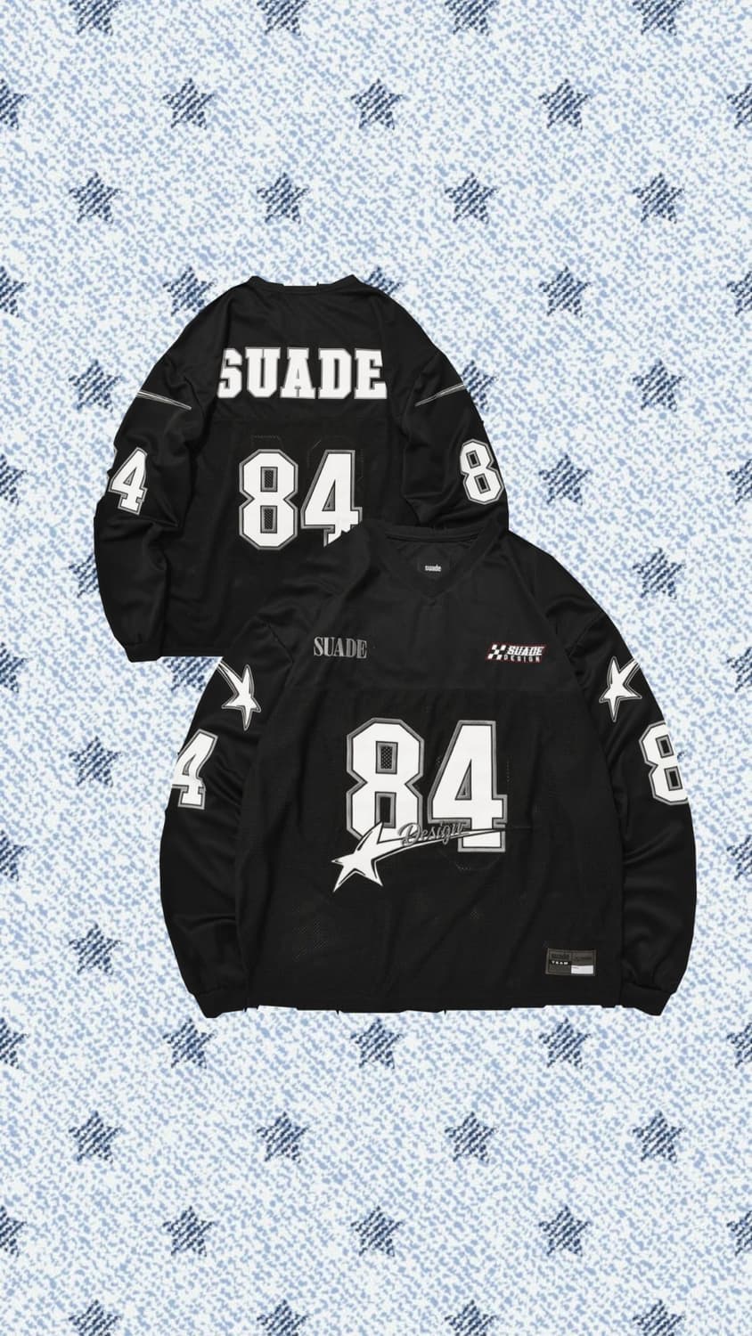 SUADE 블록코어 스타 롱슬리브 상품이미지1