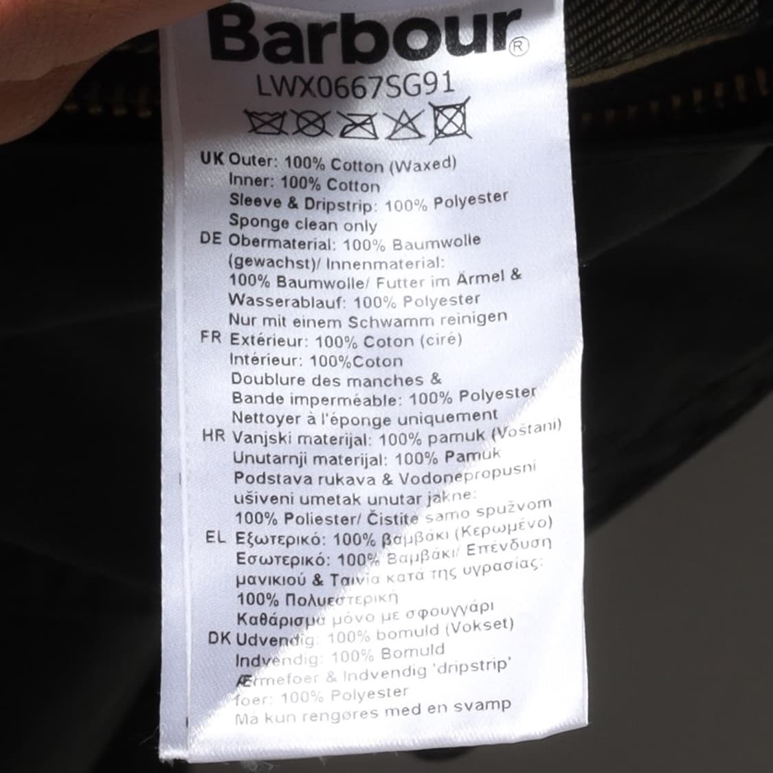 바버 Barbour Beandell Waxed Jacket 상품이미지8