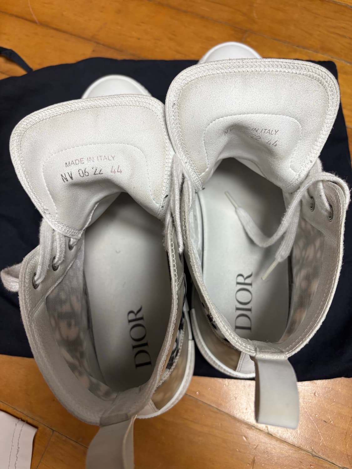 디올 오블리크 컨버스 하이 44 상품이미지5