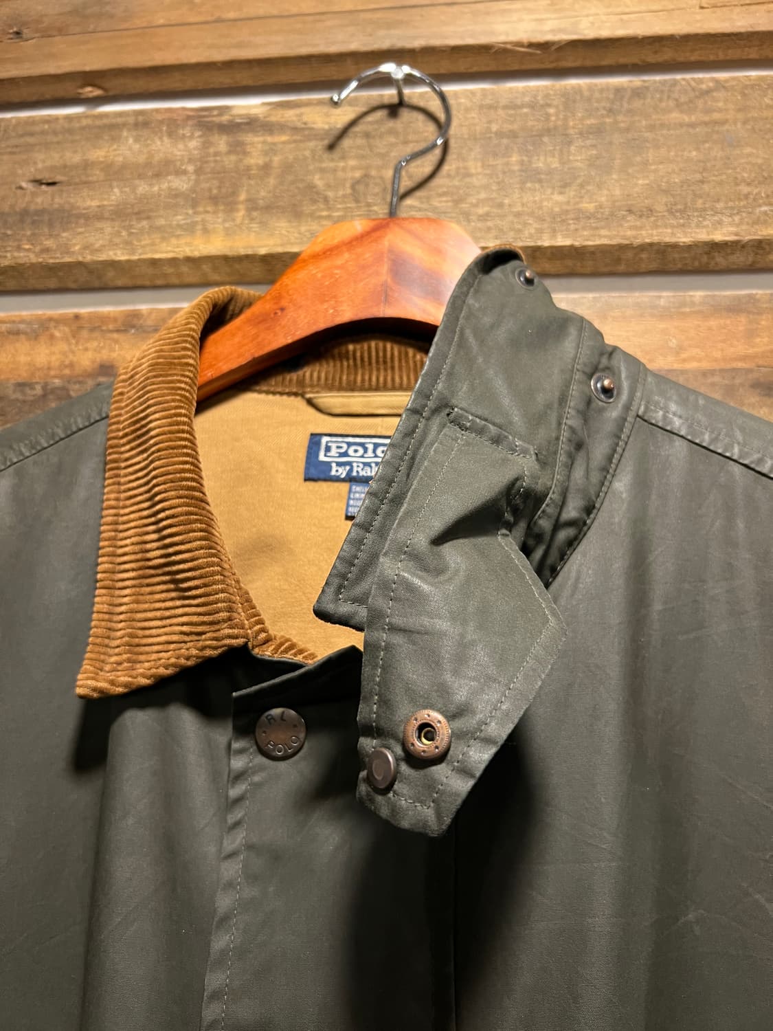 [XL]폴로 랄프로렌 코튼 라이닝 왁스드 헌팅 자켓 상품이미지3