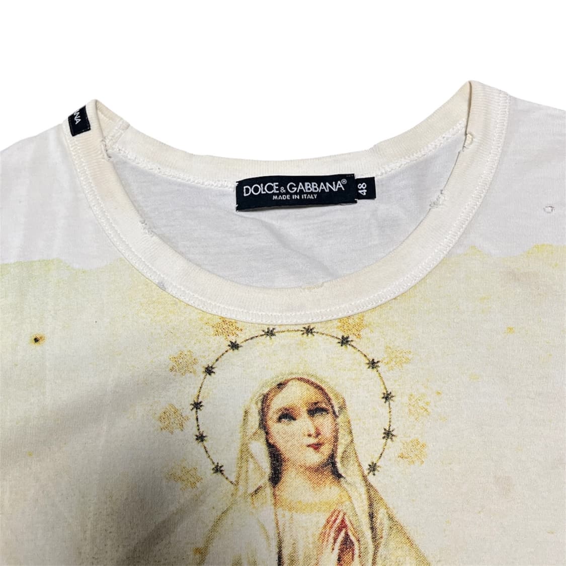 희귀) Dolce & Gabbana 아카이브 성모 마리아 티셔츠 상품이미지2