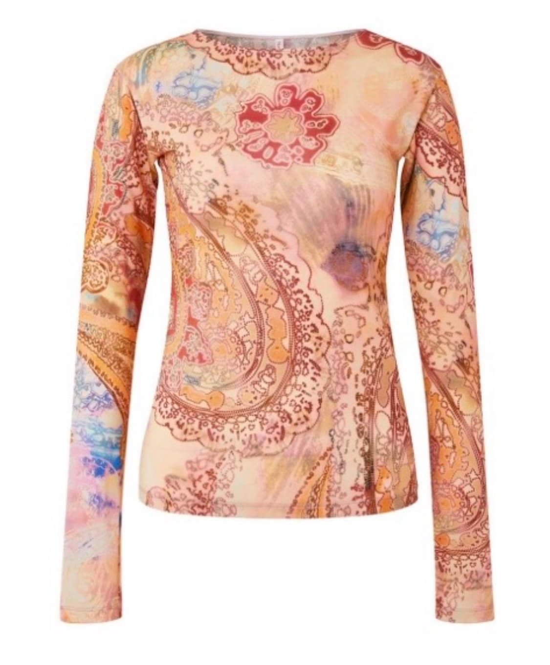 PAISLEY JERSEY LONG SLEEVE TOP 상품이미지1