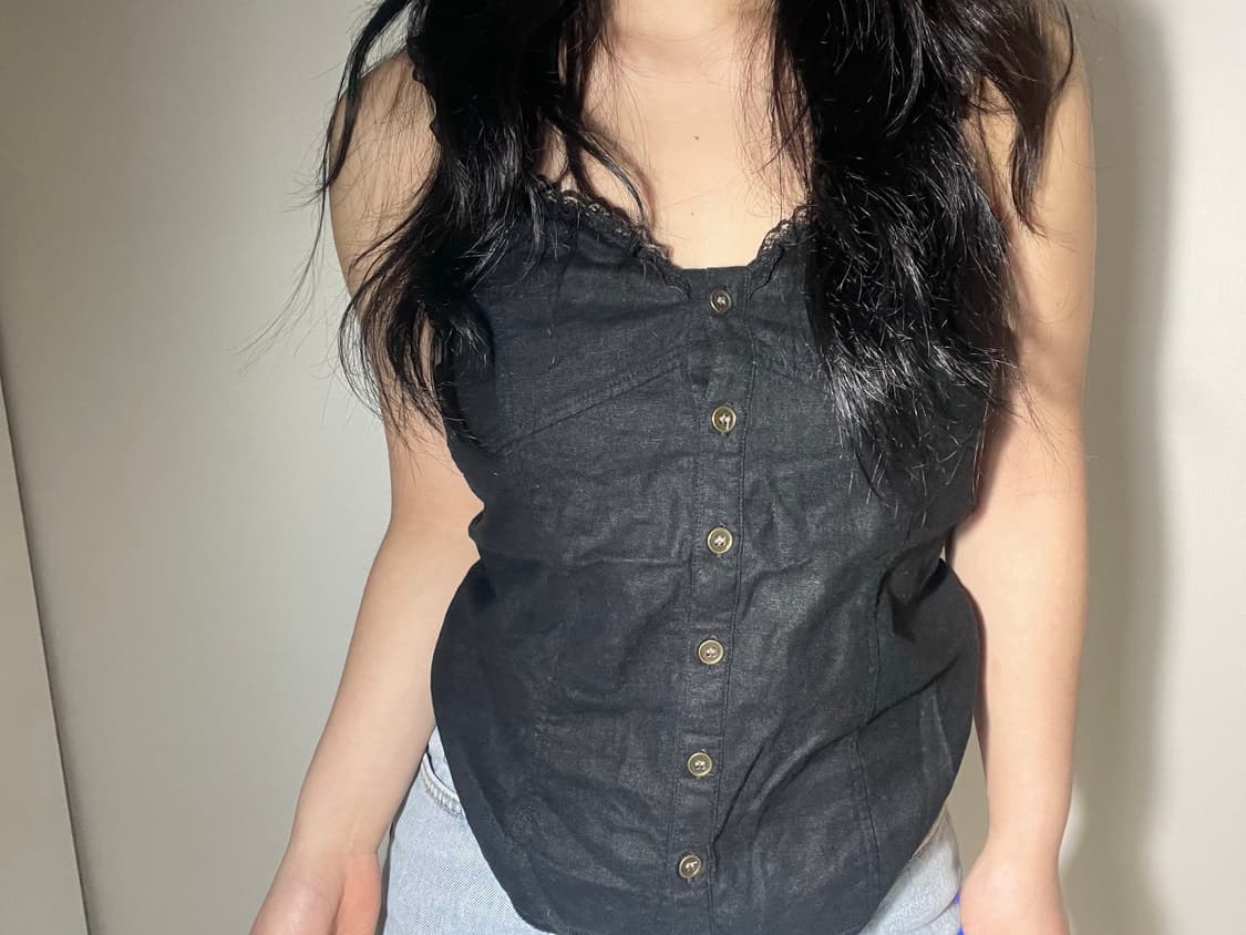 vintage sleeveless shirt 상품이미지7