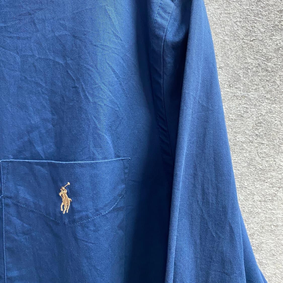 폴로 클래식핏 네이비 솔리드 셔츠 B3641 상품이미지3