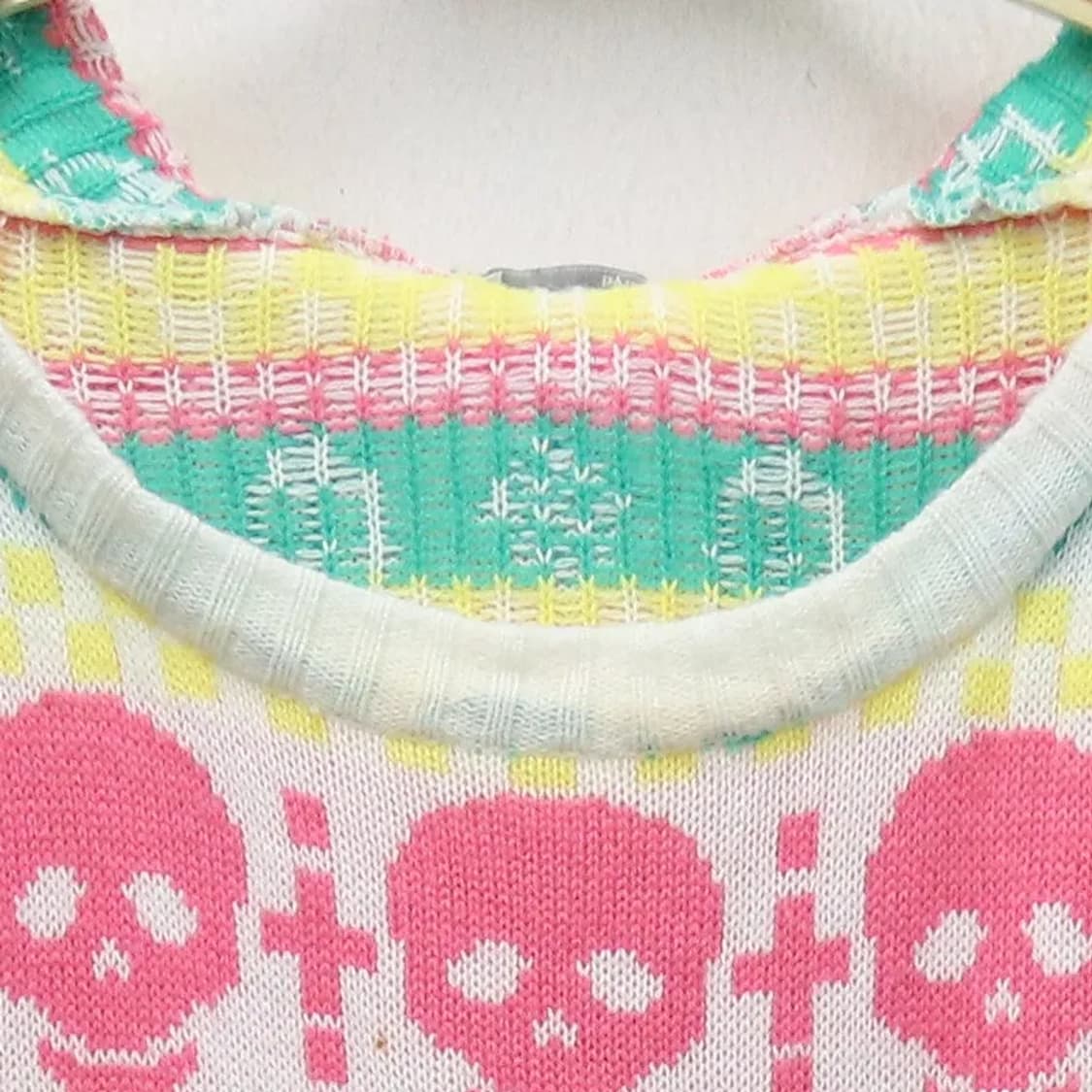 JE VOUDRAIS 스컬 후드 반팔 니트 원피스 61308 상품이미지5