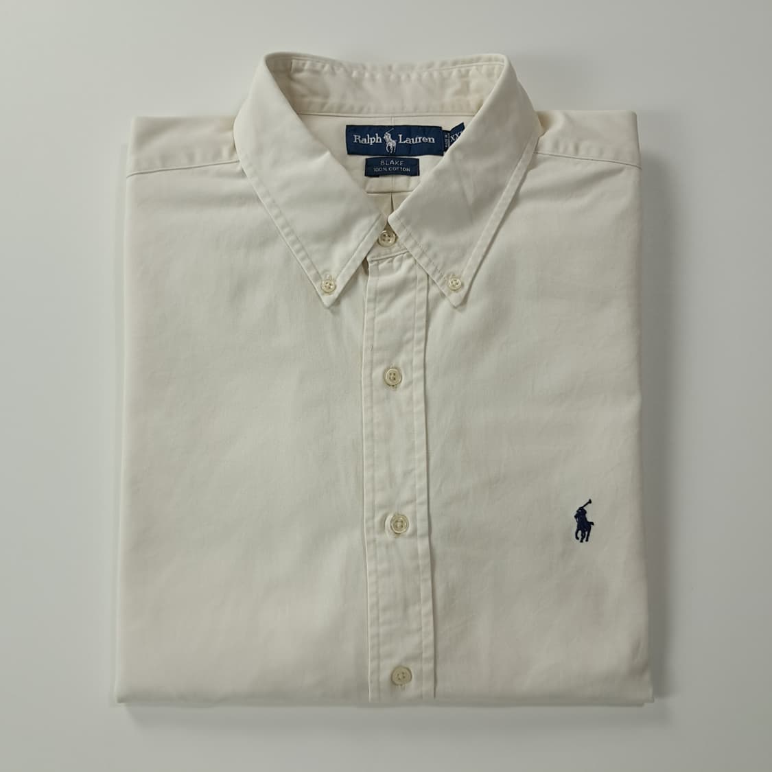 CK406 2XL 폴로 90s 블레이크 네츄럴 화이트 반팔 셔츠 남방 상품이미지7