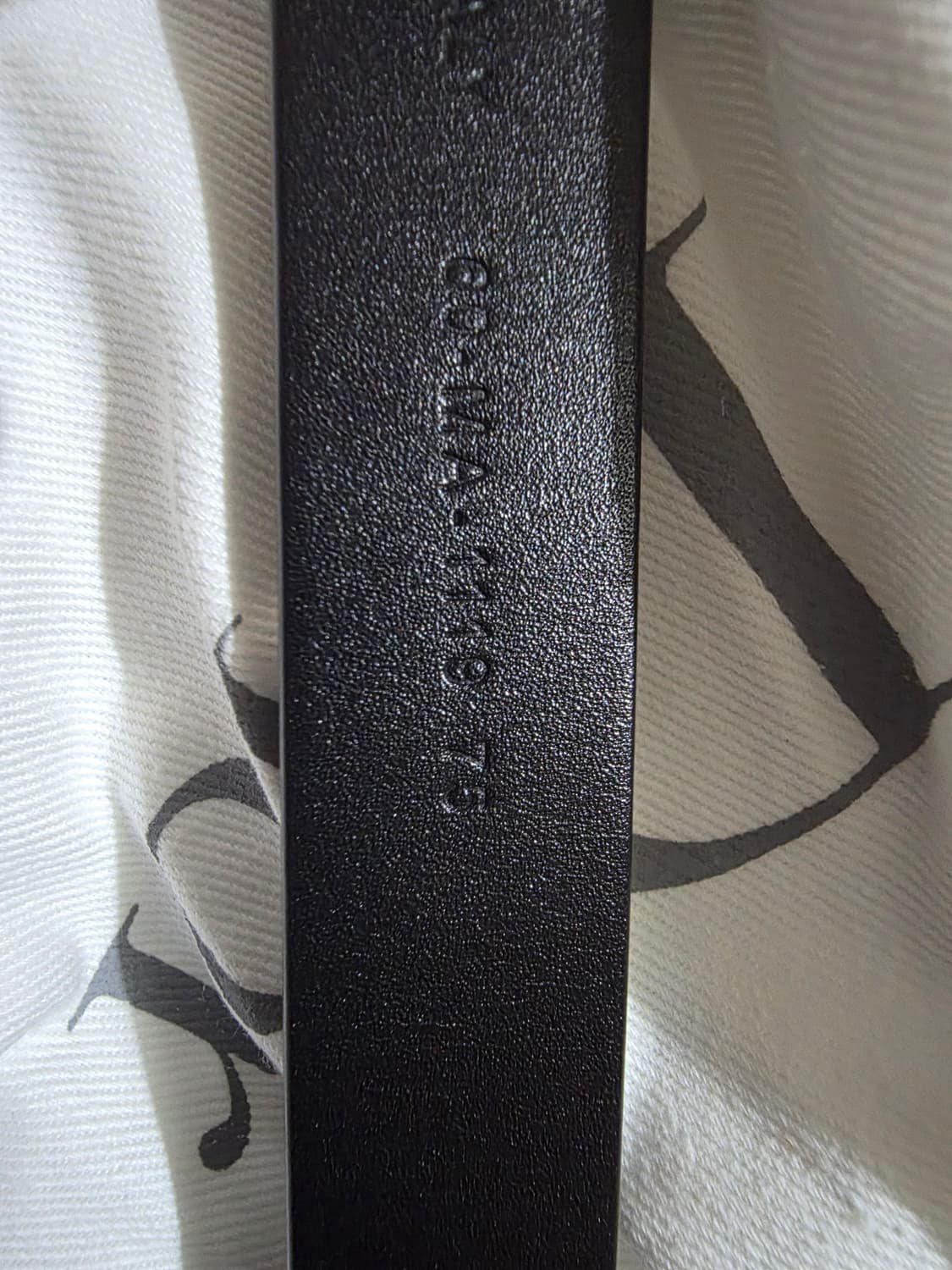 디올 CD 로고 블랙 벨트 상품이미지9