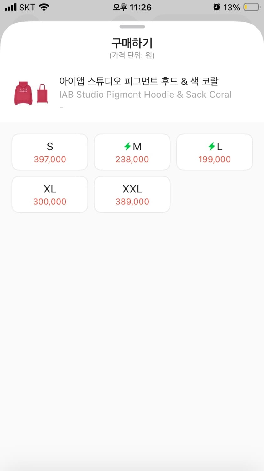 아이앱 스튜디오 피그먼트 후드 & 색 코랄 상품이미지3