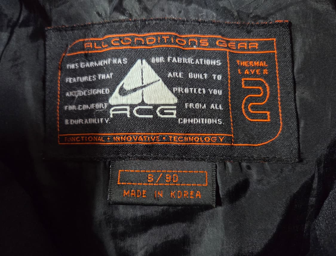 나이키 ACG 블랙 립스탑 푸퍼 패딩 상품이미지4